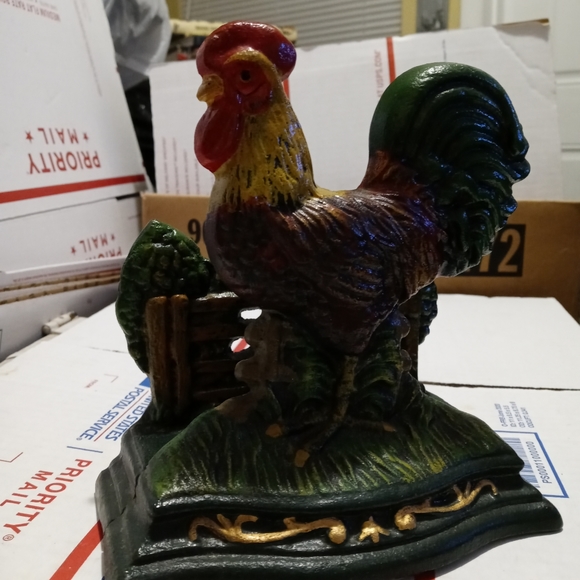 🐥VINTAGE CAST IRON NAPKIN HOLDER. A FANTASTIC GIFT. 🎁 - Picture 6 of 9